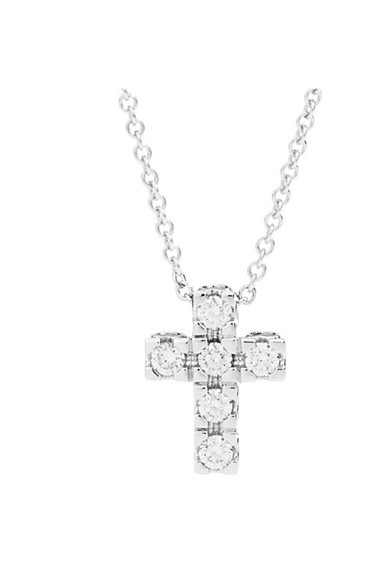 Collana Recarlo in Oro bianco Diamante 0.09 Ct P01CR030/009-45 - P01CR030/009-45